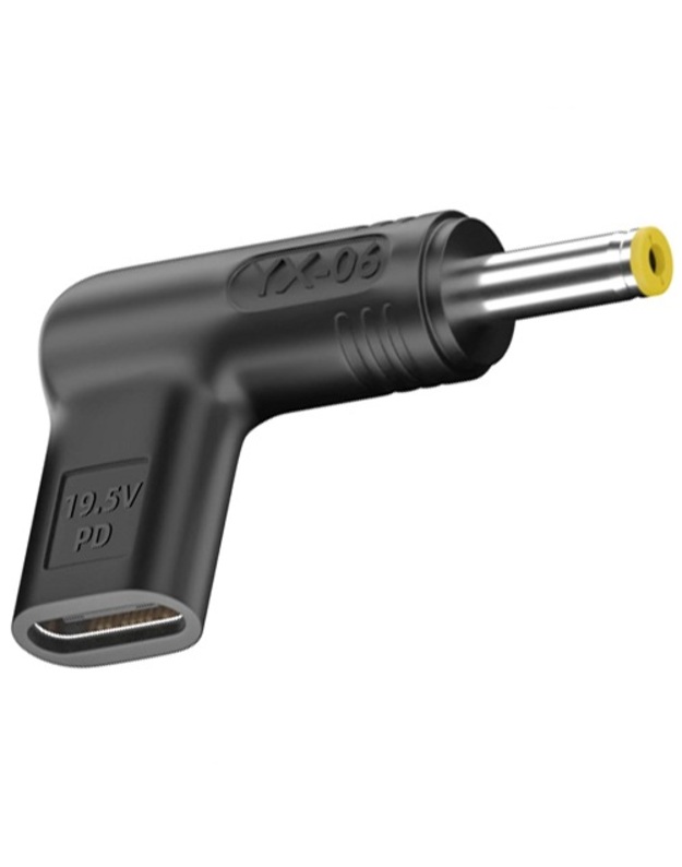 USB Type-C į DC 5.5x2.5 mm adapteris