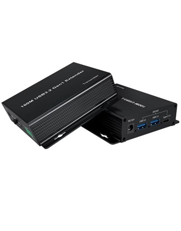 USB3.2 Gen1 ilgintuvas (extender) iki 100m, 2xUSB-A, 2xUSB-C
