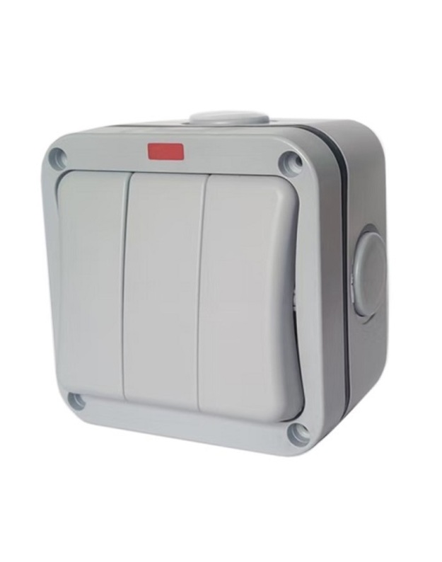 Virštinkinis jungiklis 3 kanalų, IP66, EU