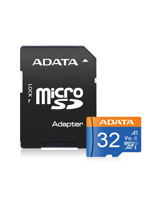 ADATA microSDHC kortelė su adapteriu UHS-I 10 klasės 32 GB
