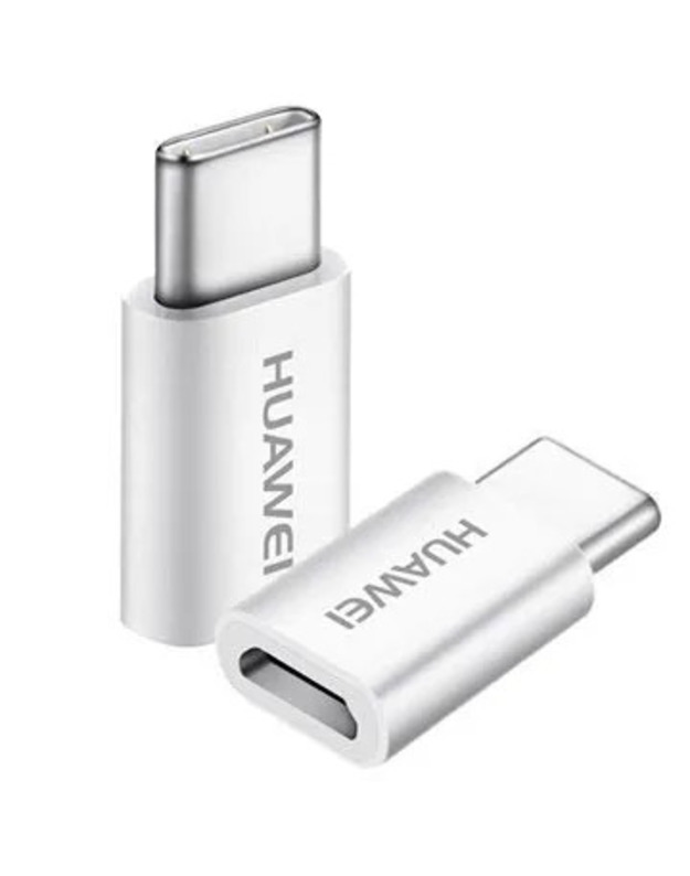 „Huawei AP52 MicroUSB / USB 3.1 Type-C“ adapteris – baltas