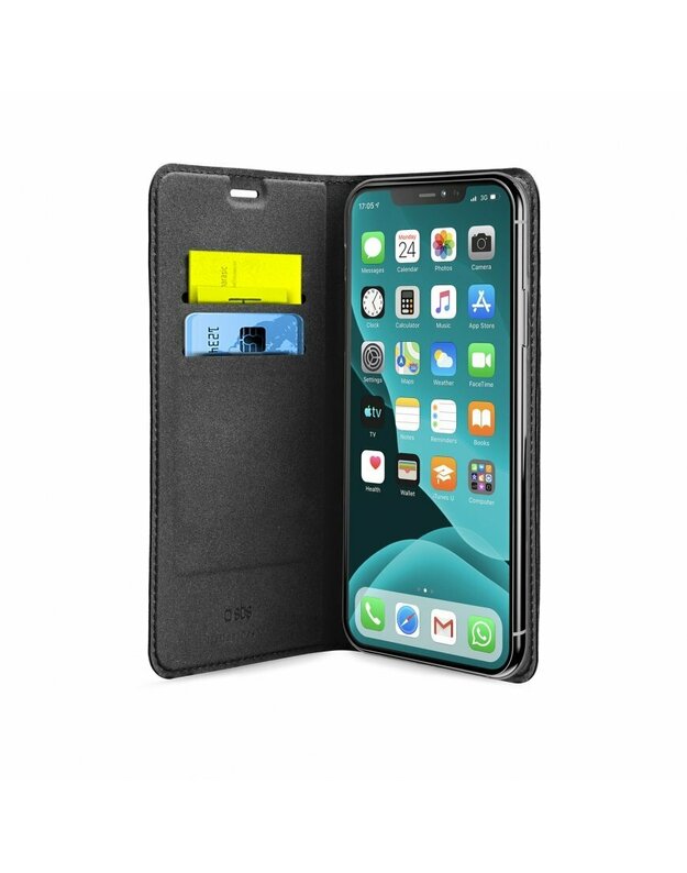 SBS TEBKLITEIP5819K mobiliojo telefono dėklas 14,7 cm (5.8") Piniginės tipo Juodo