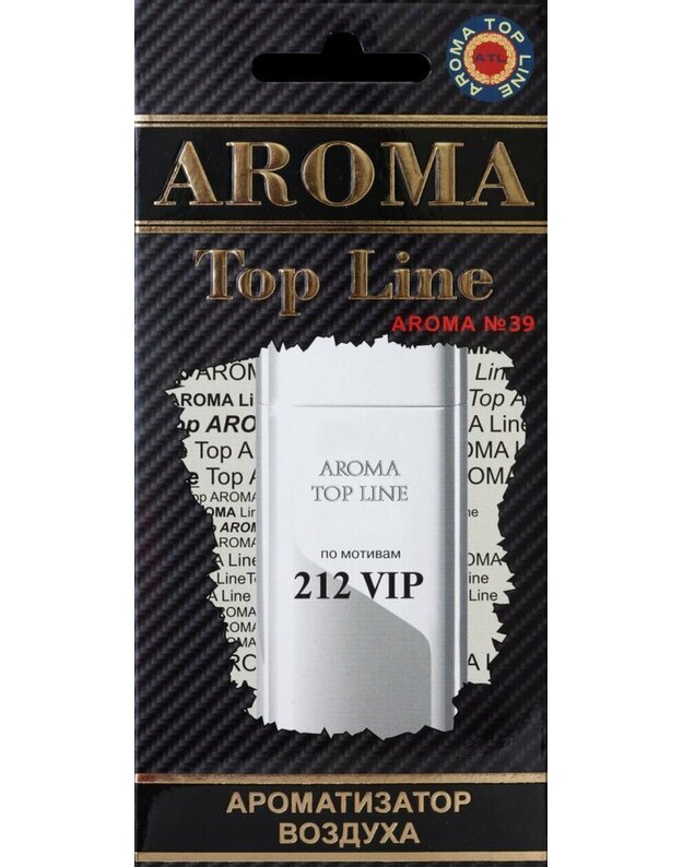 AROMA TOP LINE / Aromatinis oro kartonas TOP LINE Aromatas Nr. 39 „ 212 VIP“ 
