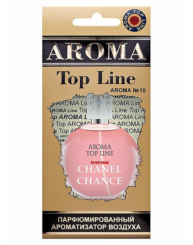 AROMA TOP LINE / Aromatinis oro kartonas TOP LINE Aromatas Nr. 10 „ Chance“ 