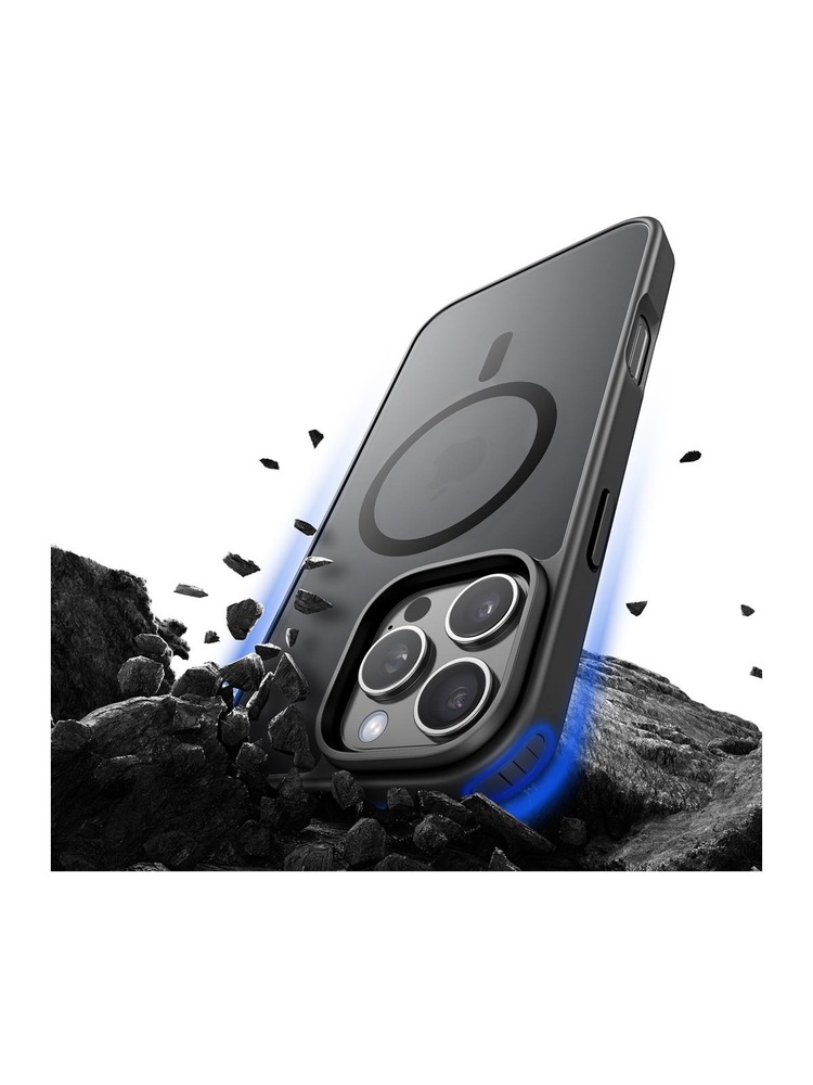 Dėklas Dux Ducis Yind Apple iPhone 16 Pro Max juodas