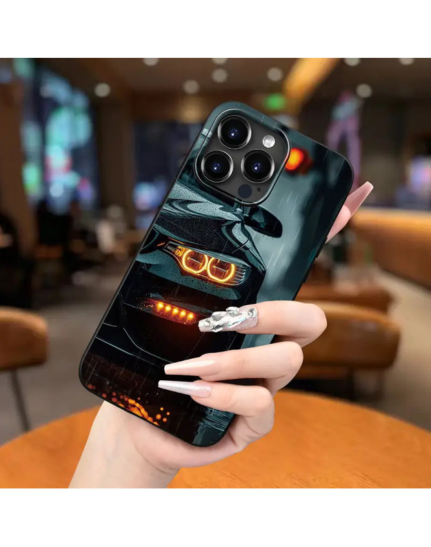 Maadingas juodas  atsparus smūgiams matinis dėklas, skirtas Iphone 16 PRO