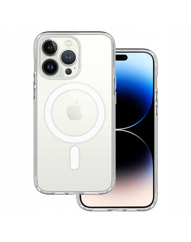 Magsaf dėklas, skirtas „iPhone 16 Pro“, skaidrus