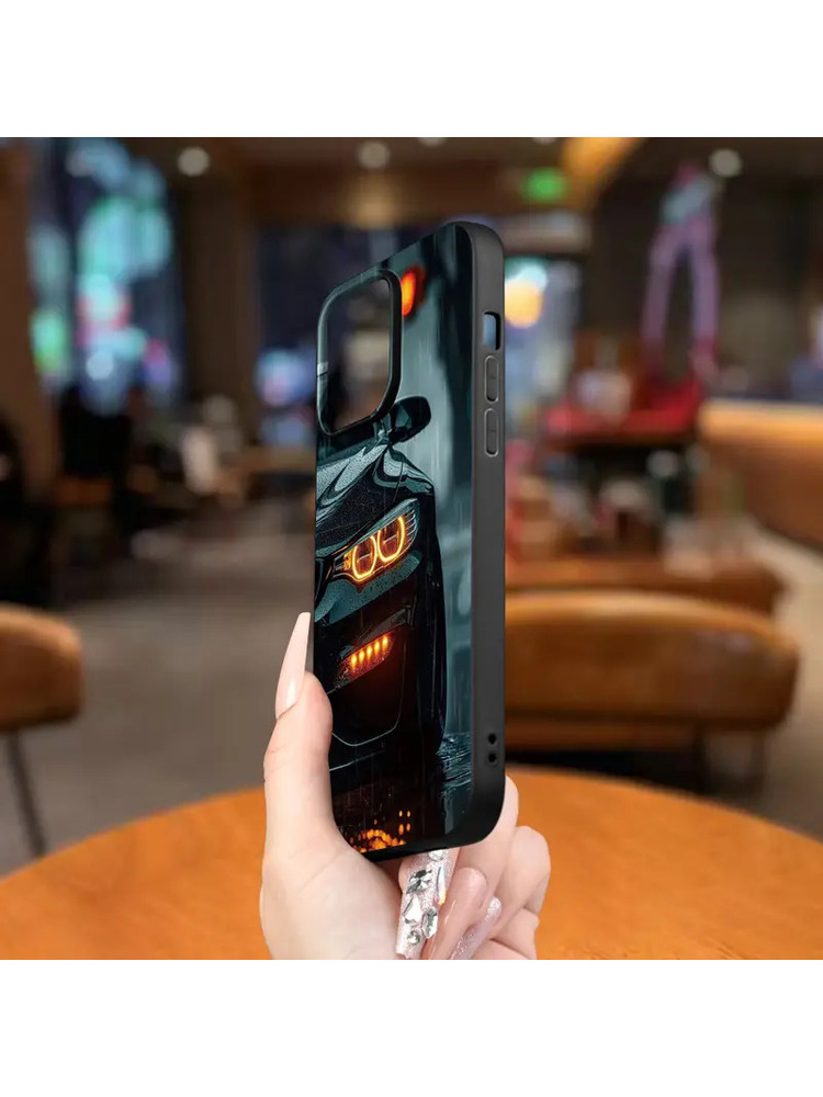 Maadingas juodas  atsparus smūgiams matinis dėklas, skirtas Iphone 16 PRO
