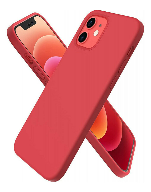 Dėklas Liquid Silicone 1.5mm Apple iPhone 16 raudonas
