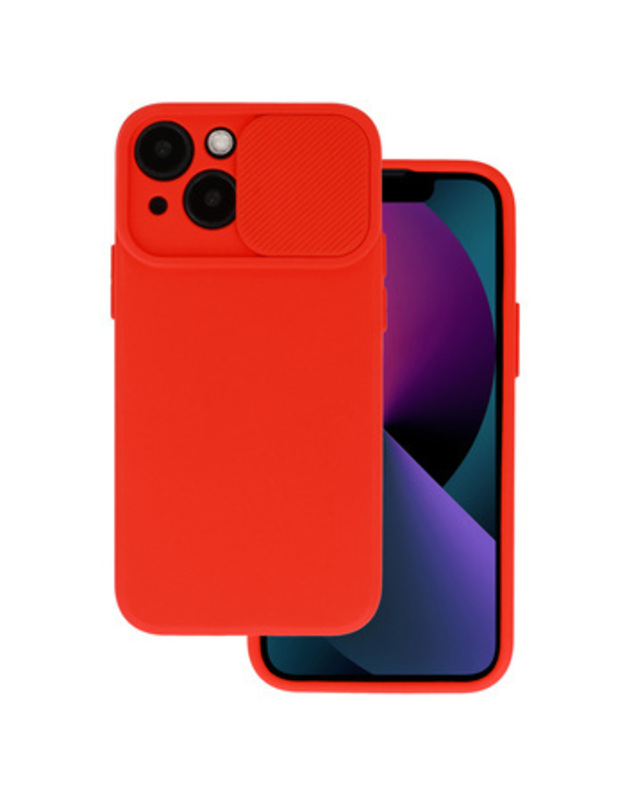 „Camshield“ minkštas dėklas, skirtas „iPhone 16 Pro Max“, raudonas