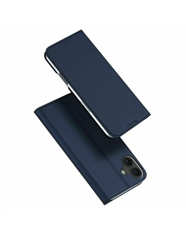 Tamsiai mėlynas atverčiamas dėklas Apple iPhone 16 "Dux Ducis Skin Pro"
