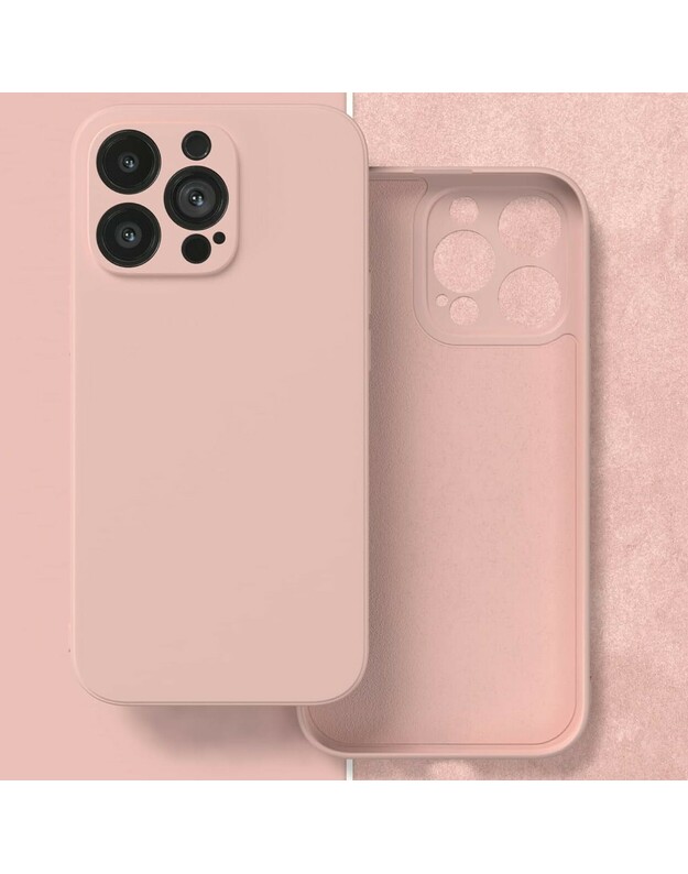 Dėklas Liquid Silicone 1.5mm Apple iPhone 16 Pro Max rožinis