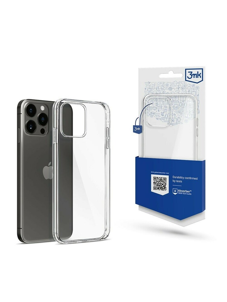 Dėklas 3mk permatomas 1.2 mm Apple iPhone 16 Pro Max dėklas