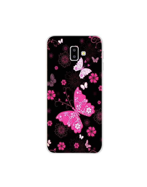 Samsung Galaxy J4 Plus dėklas „skraidantys drugeliai
