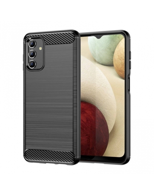 Telefono dėklas Forcell Carbon Case Samsung Galaxy A13 5G/A04s Juodas