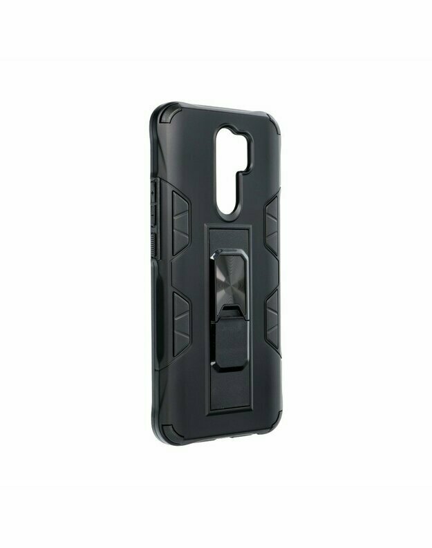 „Forcell“ „DEFENDER“ dėklas, skirtas „XIAOMI Redmi 9“ juodas