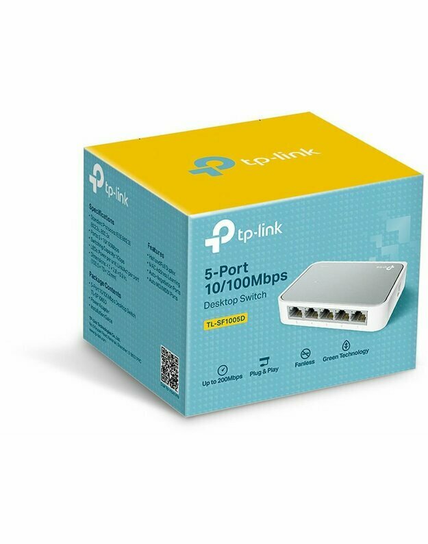 Komutatorius TP-LINK TL-SF1005D, 5x100Mb/s