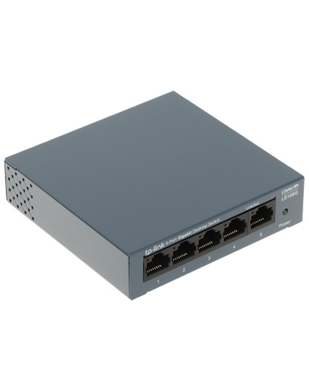 TP-LINK darbalaukio tinklo jungiklis LS105G 10/100/1000 Mbps (RJ-45), nevaldomas, stalinis, Ethernet LAN (RJ-45) prievadai 5