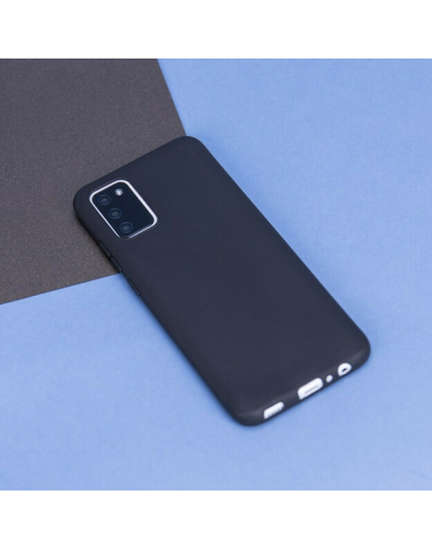 Matinis TPU dėklas, skirtas "Samsung Galaxy A13 5G / A04S", juodos spalvos