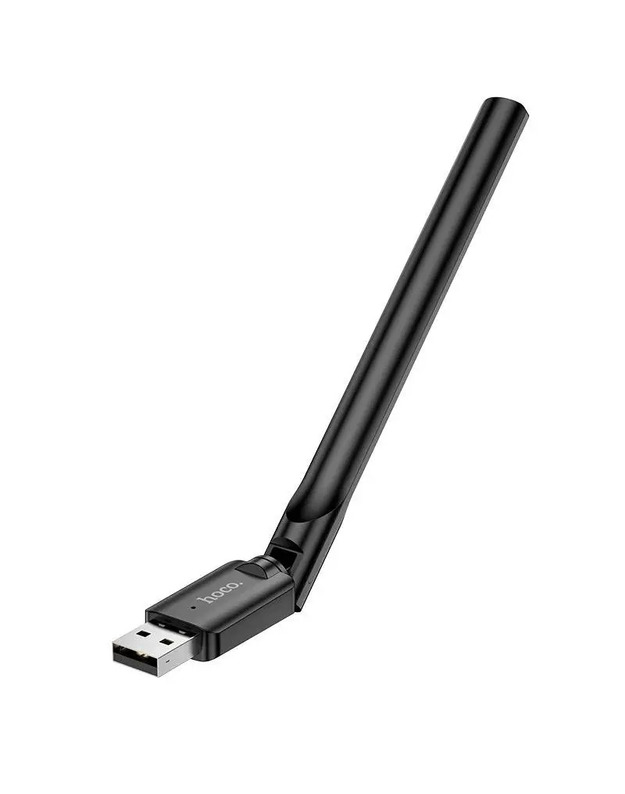 WiFi adapteris HOCO WiFi4 USB išorinės antenos belaidžio tinklo plokštė HI32 |2.4GHz, 150Mbps, USB2.0