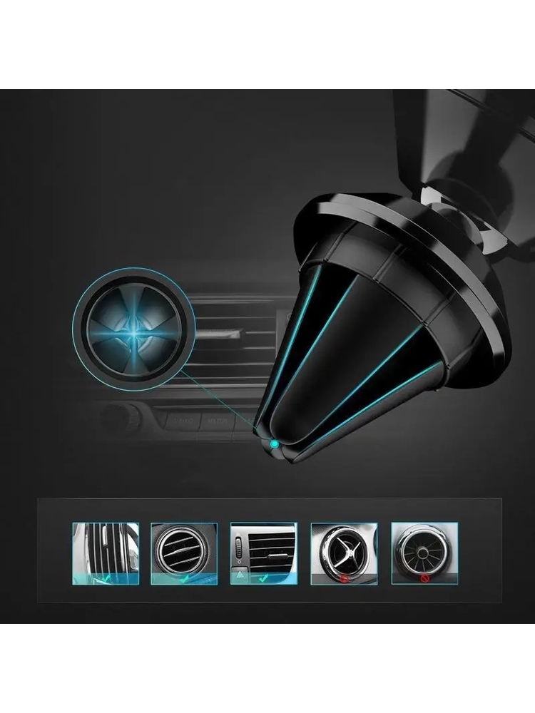 Magnetinis automobilio laikiklis oro išleidimo angai