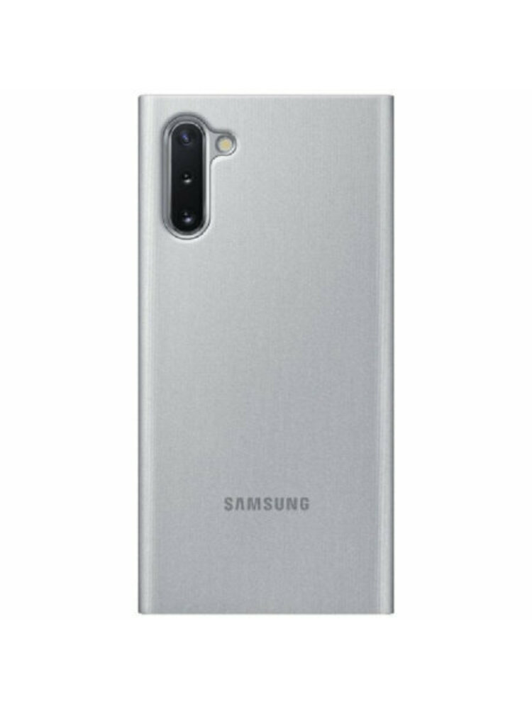 Oficialus „Samsung Galaxy Note 10 Clear View“ dėklas – sidabrinis
