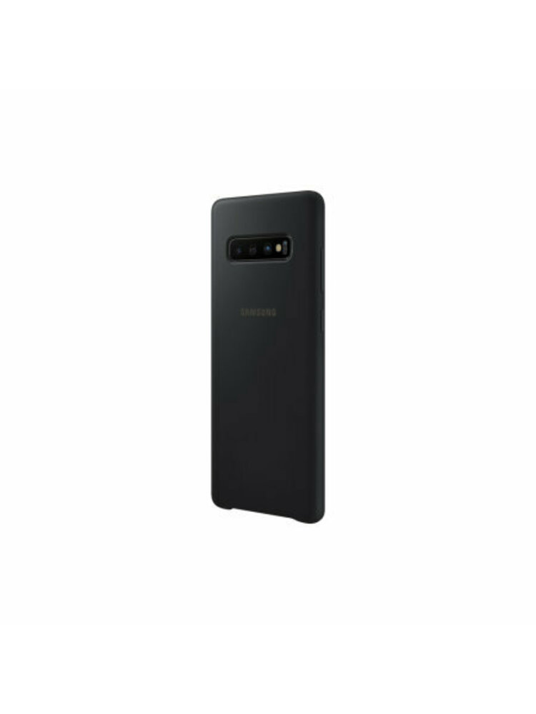 Oficialus „Samsung Galaxy S10 Plus“ silikoninis dėklas – juodas
