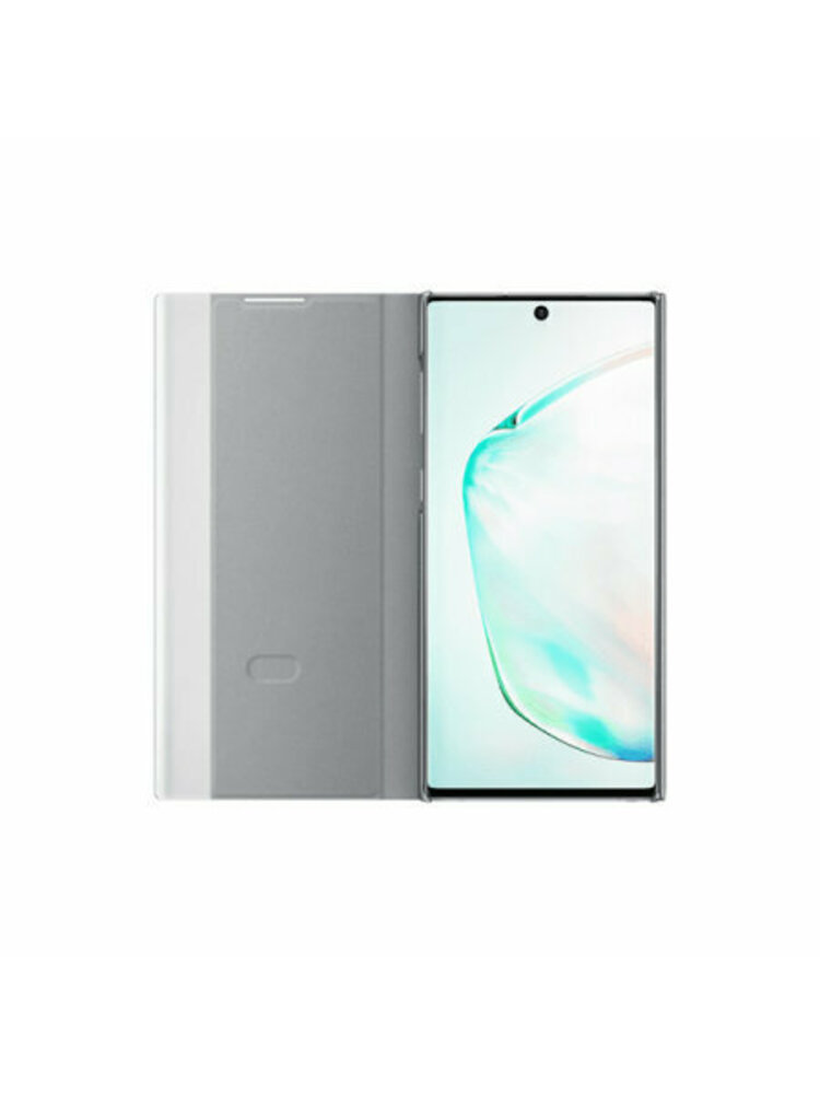 Oficialus „Samsung Galaxy Note 10 Clear View“ dėklas – sidabrinis