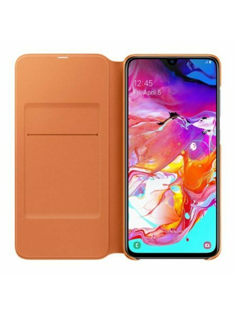 Official Samsung Galaxy A70 Wallet Flip Cover Case - White