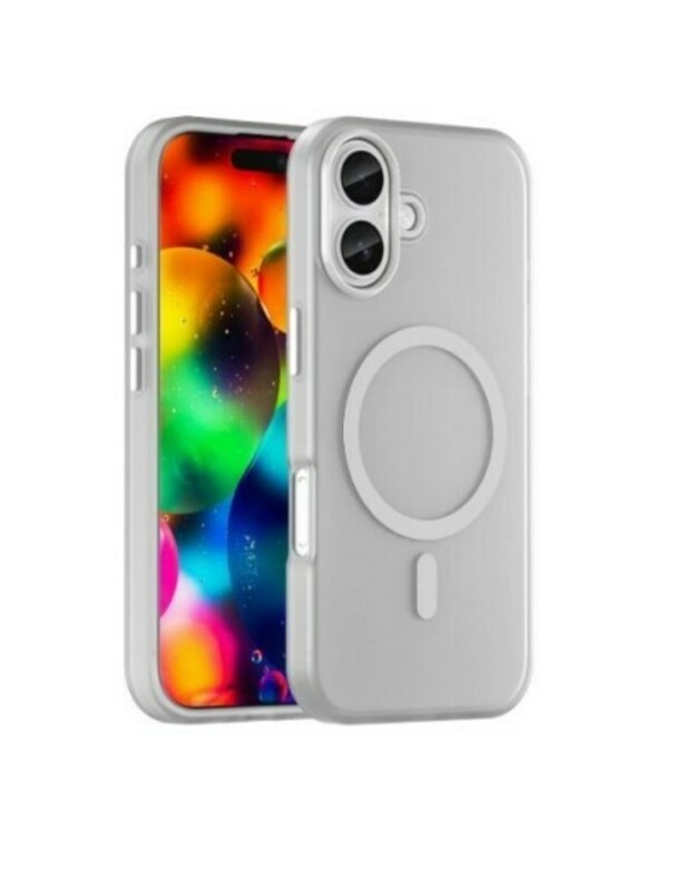 Deklas Magnetic Abrasive (MagSafe) skirtas iPhone 17 Matte skaidrus