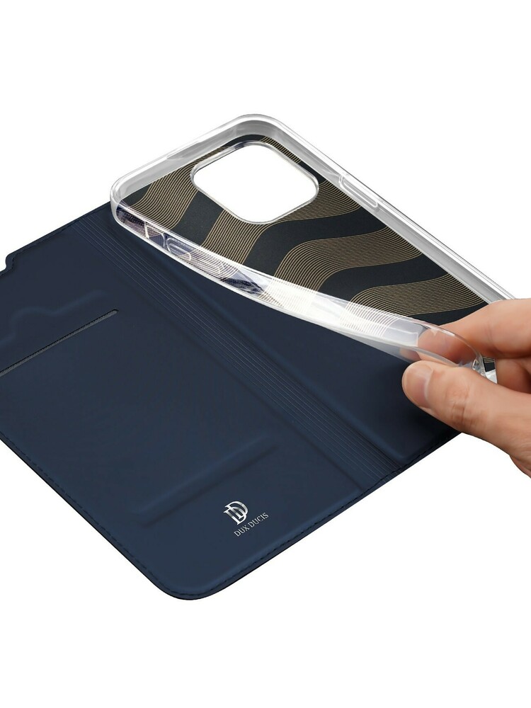 Dėklas Dux Ducis Skin Pro Samsung A155 A15 4G / A156 A15 5G tamsiai mėlynas