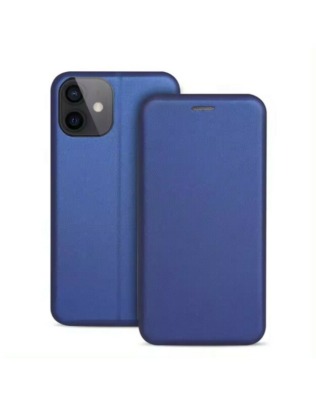 „Book Elegance“ dėklas „Samsung A155 A15 4G / A156 A15 5G“ tamsiai mėlynas