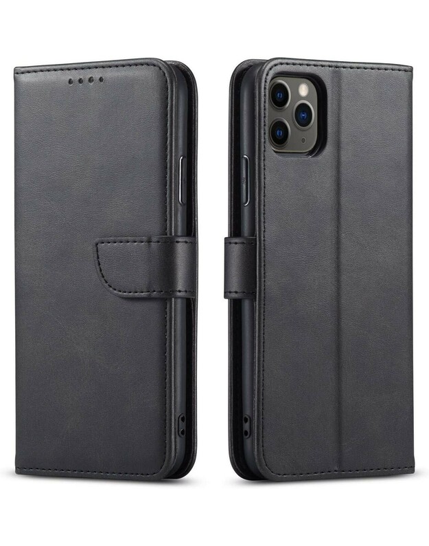 Dėklas Wallet Case Samsung A155 A15 4G / A156 A15 5G juodas