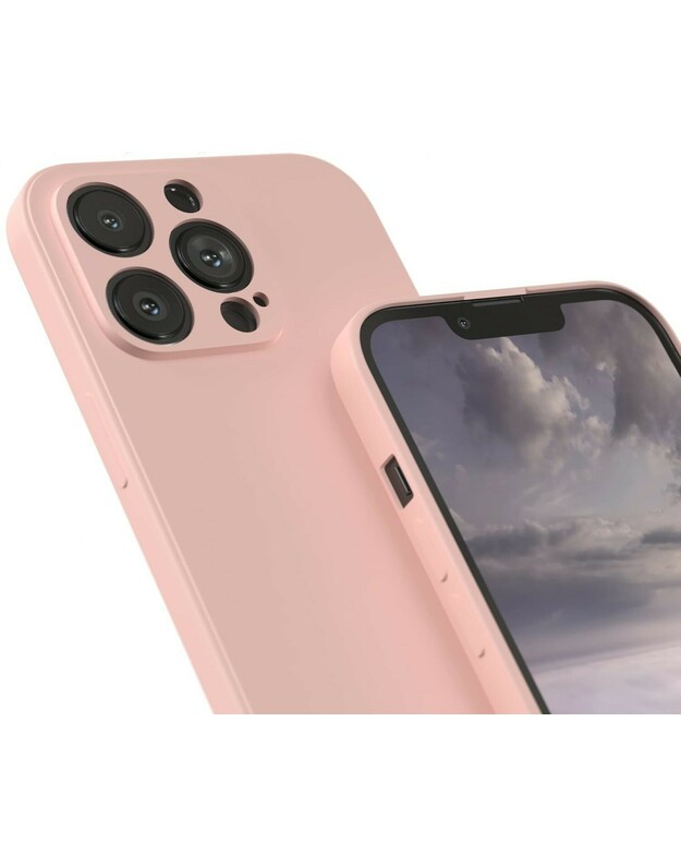 Dėklas Liquid Silicone 1.5mm Samsung A155 A15 4G / A156 A15 5G rožinis