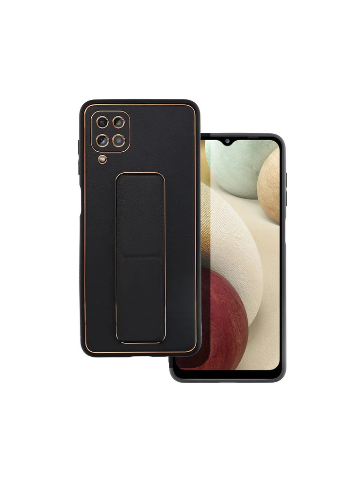 Odinis dėklas-atramos laikiklis SAMSUNG A13 5G / A04S, auksinis
