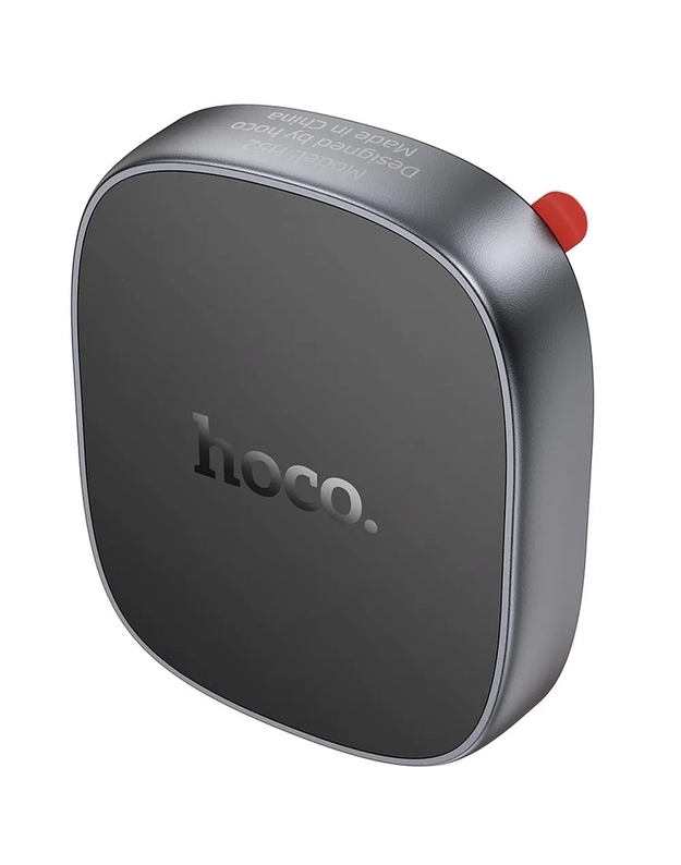 Magnetinis automobilio laikiklis, klijuojamas prie prietaisų skydelio, Magsafe: Hoco H52 - Tamsiai Pilka