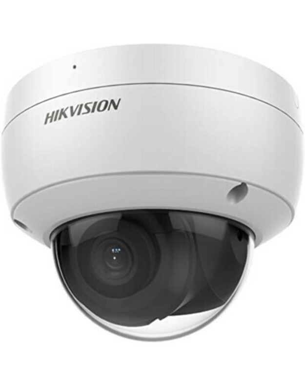 „Hikvision“ (DS-2CD2143G0-I) 4 mm 21 serijos 4 MP IR fiksuota kupolinė tinklo kamera - balta
