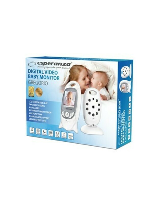 LCD kūdikių monitorius Esperanza EHM001 2,0" Baltas