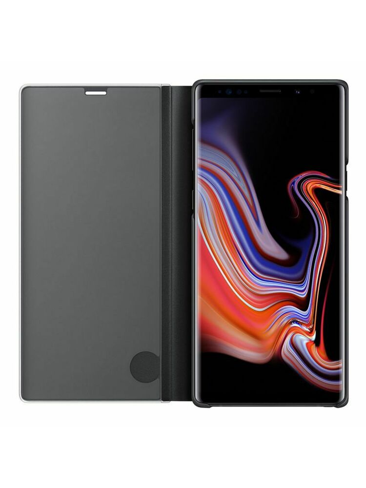 „Samsung Galaxy Note 9“ „Clear View“ stovintis dėklas – juodas