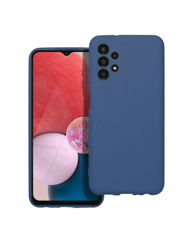 SILIKONINIS dėklas SAMSUNG A13 4G, mėlynas
