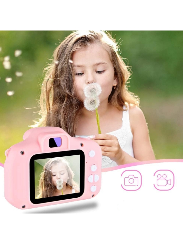 Vaikiškas fotoaparatas su kamera