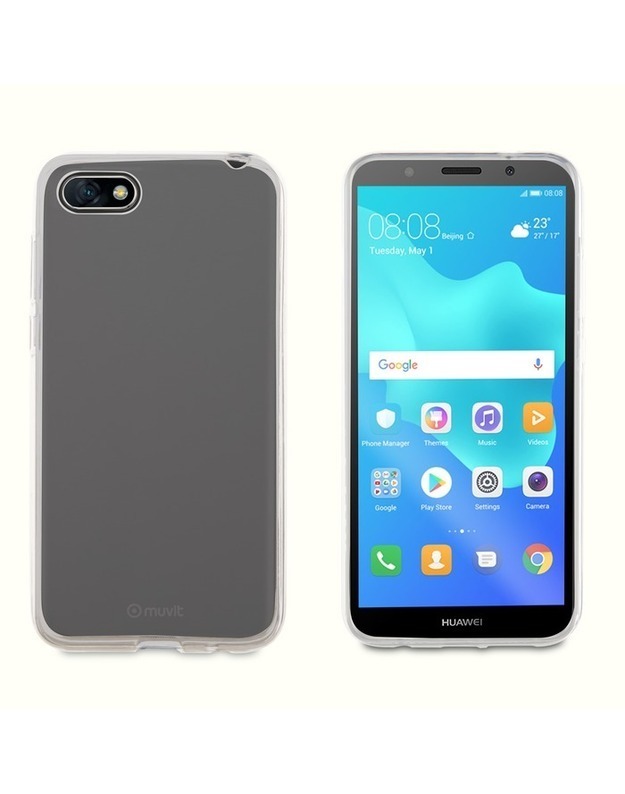 permatomas CRYSTAL SOFT dėklas: HUAWEI Y5 2018 / HONOR 7S Priedai - Muvit