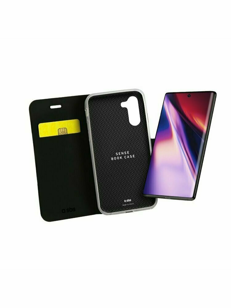 Samsung Galaxy Note 10 Atverčiamas Dėklas SBS Juodas