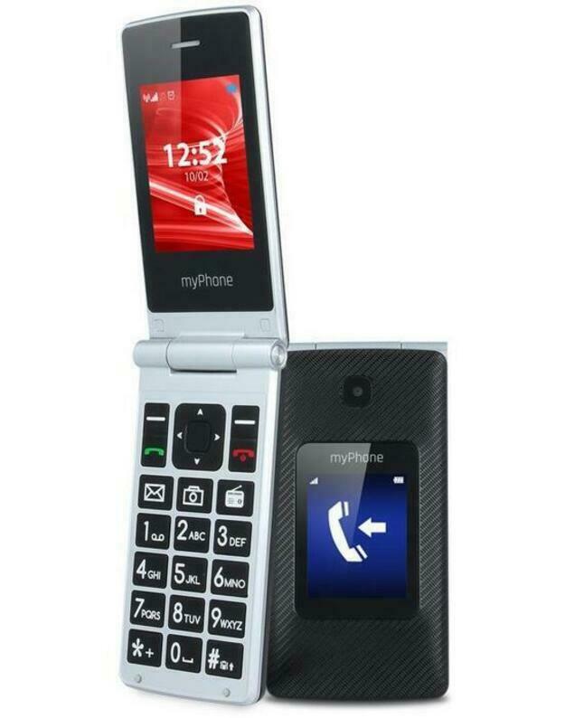 Atlenkiamas Telefonas MyPhone Tango, Dual SIM sidabras / juodas