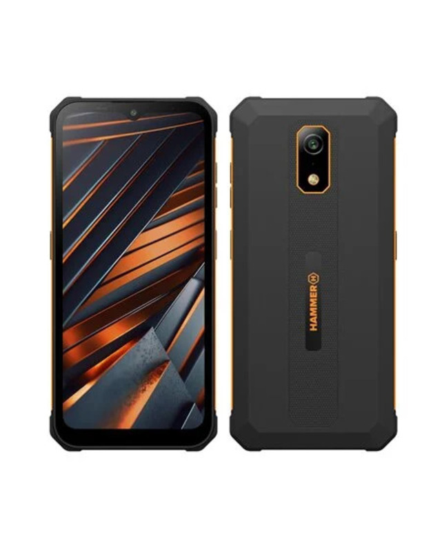 Telefonas Hammer Iron Va 4/64GB Black/Orange