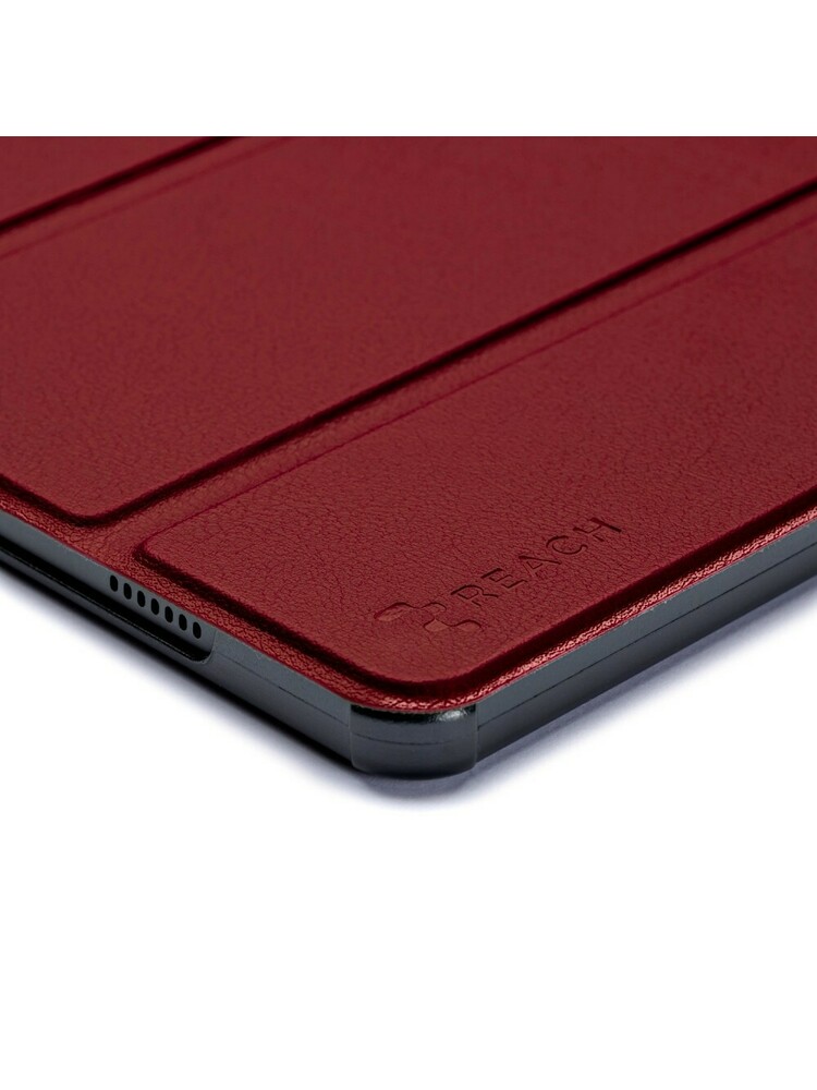 Dėklas Reach Smart Leather Lenovo Tab M10 3rd Gen TB328FU / TB328XU 10.1 tamsiai raudonas