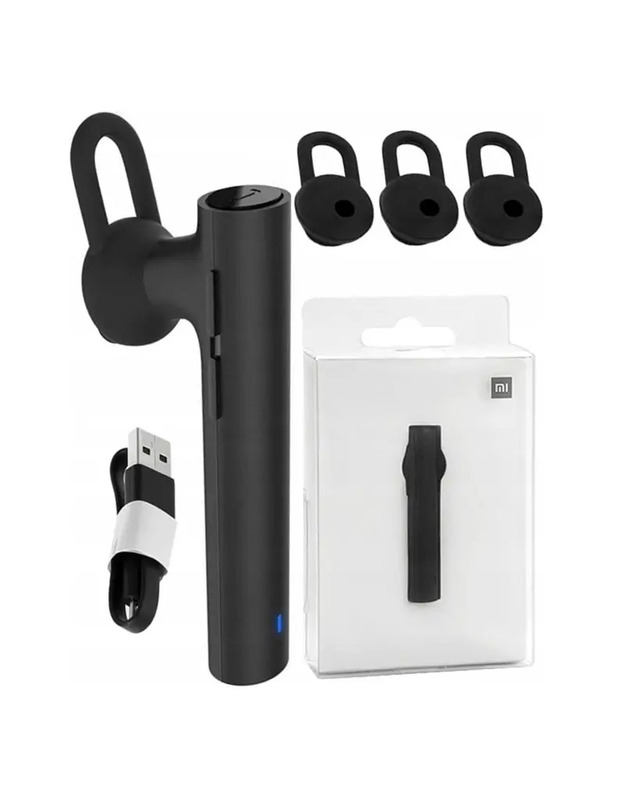 Xiaomi Mi Bluetooth Headset Basic ZBW4412GL Black, Integruotas mikrofonas
