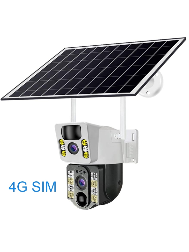 Lauko kamera su saulės energija įkraunama baterija ir 4G SIM palaikymu