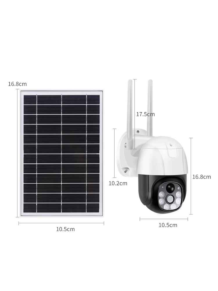 Lauko kamera su saulės energija įkraunama baterija 350°/90° WIFI 