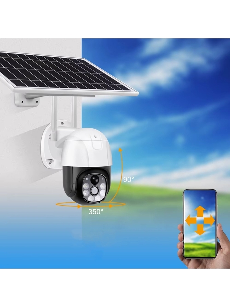 Lauko kamera su saulės energija įkraunama baterija 350°/90° WIFI 
